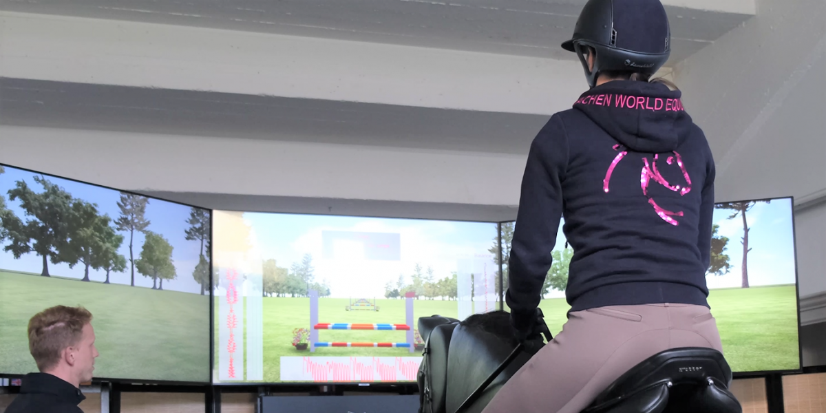 Professional training on the equestrian sport simulator – apply now!